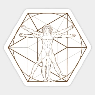 Pen and Paper daVinci Sticker